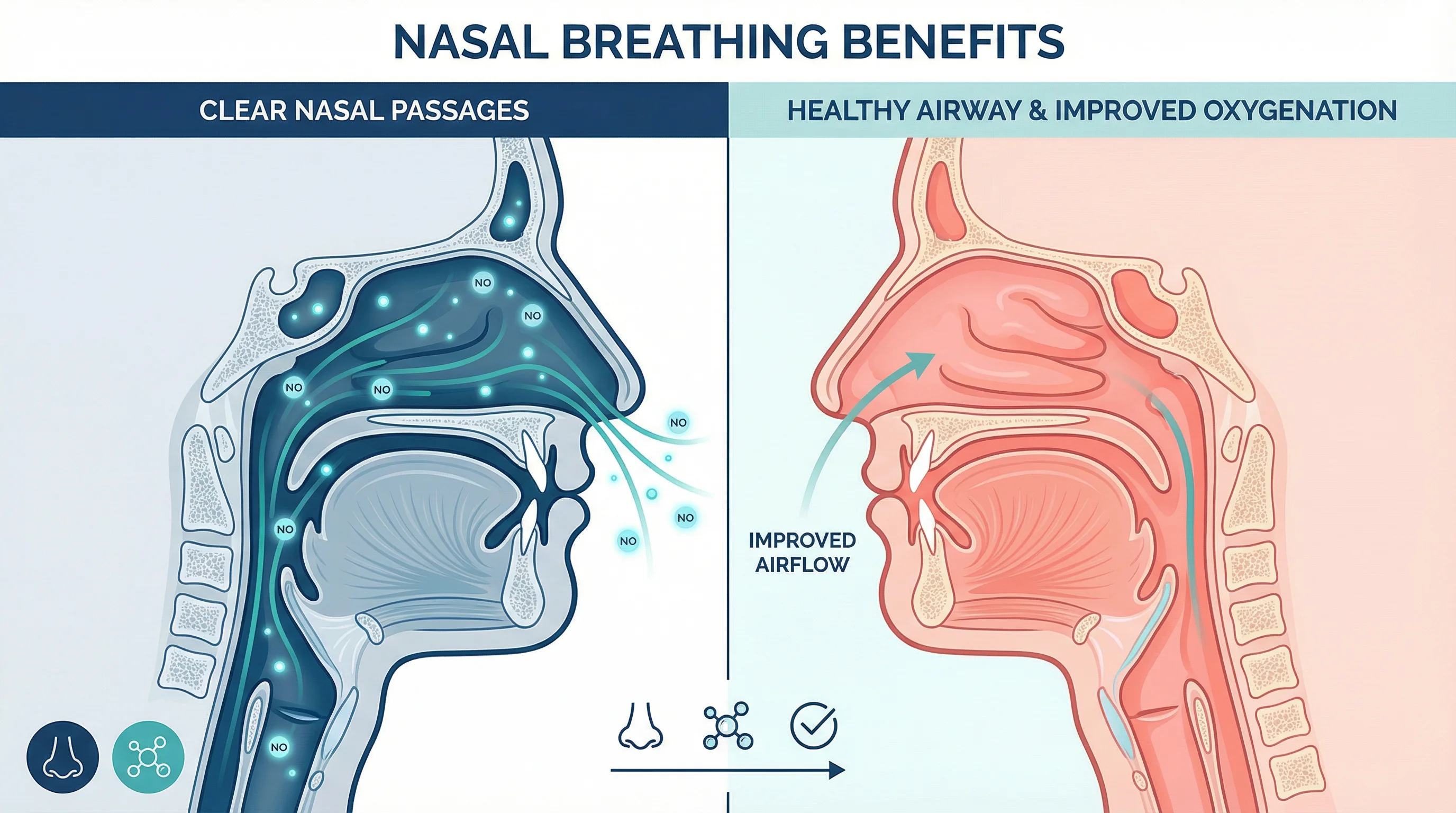 Nasal Breathing Reduces Congestion
